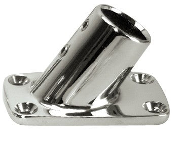 WHITECAP IND C.P. ZAMAC 7/8'-60O RECT. BASE [S-1465C]
