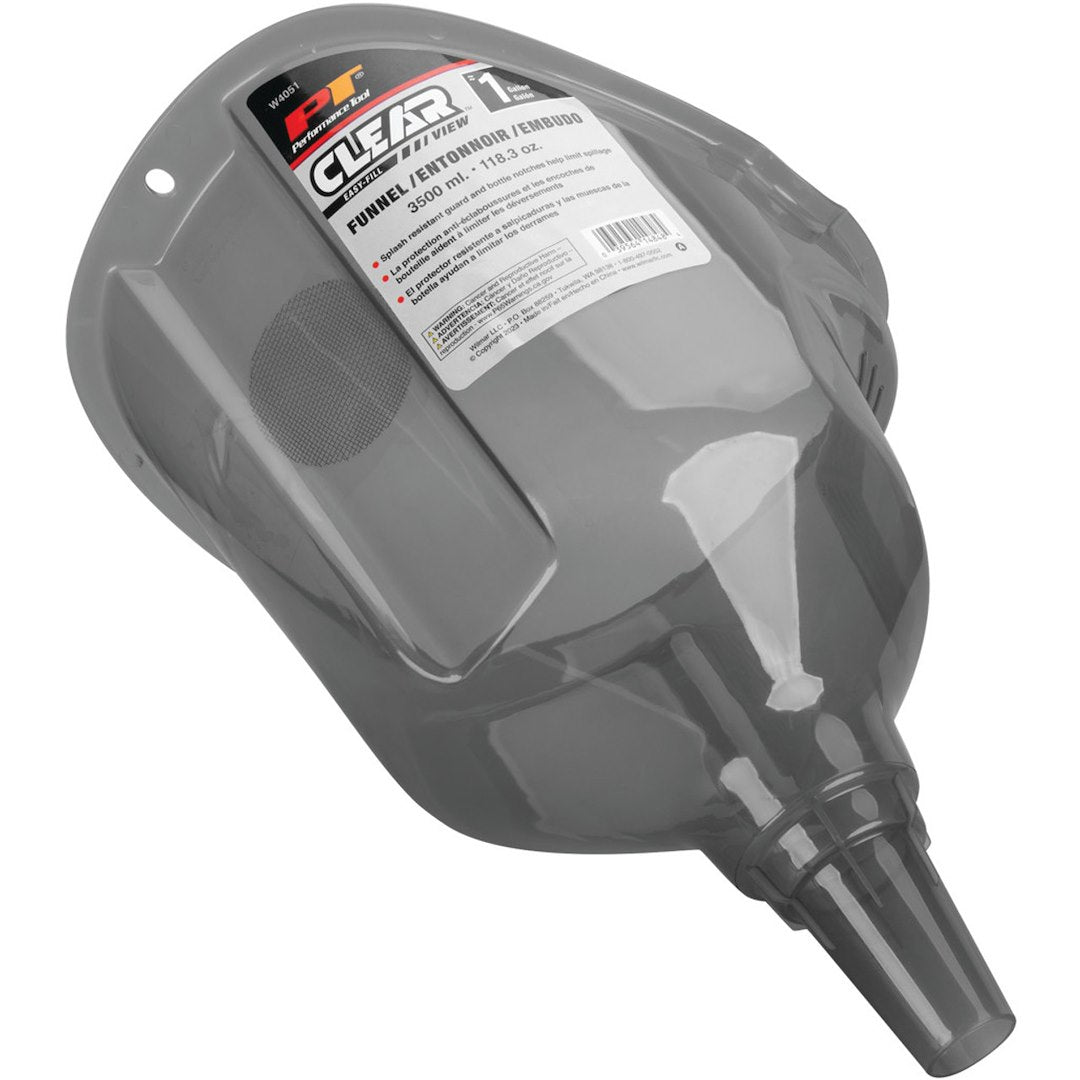 PERFORM TOOL CLEAR VIEW EASY-FILL FUNNEL 1 GALLO [W4051]