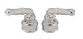 EMPIRE FAUCE ULTRA TEAPOT NICKEL HANDLE PAIR [CRD-UCNN]