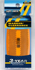 OPTRONICS M/C; OVAL;WHT BASE; AMB [MC32AS]