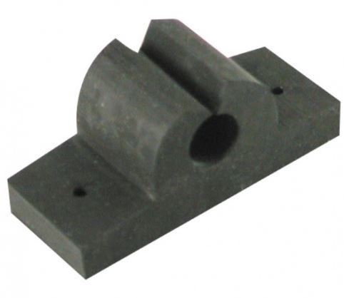 WHITECAP IND 5/8' BLACK RUBBER TOOL/ROD HOLDER [3752BC]
