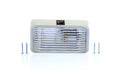 OPTRONICS PORCH LIGHT;SWITCH; SQ; CLR&AMBER [RVPL3CFS]