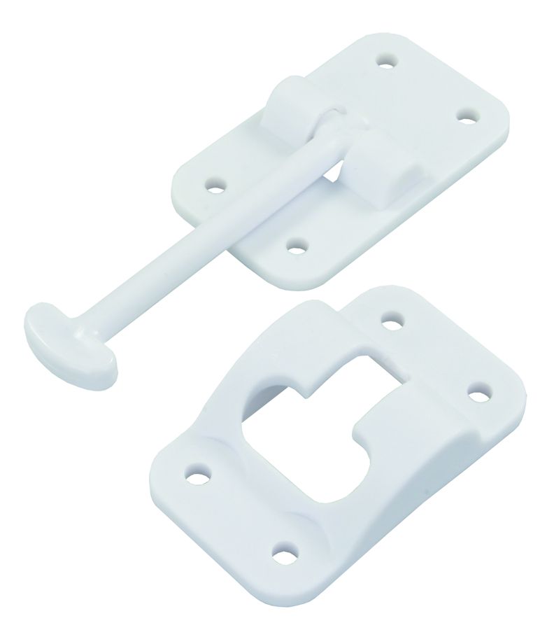 JR Products 3-1/2' T-Sty Door HLDR  W [10414]