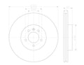 HELLA DISC BRAKE ROTOR [355122922]
