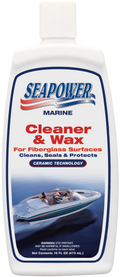 T.R. INDUSTY SEAPOWER CLEANER & WAX - 16 OZ (473 [SP-16]