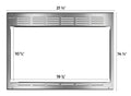 NAT.QUALITY TRIM KIT FOR MODEL RV-950S SS [RV-TRIM9S]
