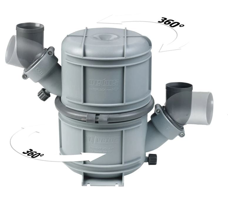 VETUS ROTATABLE WATERLOCK/MUFFLER TYPE NL [NLP50]