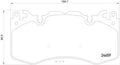 HELLA DISC BRAKE PAD [355016151]