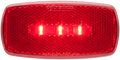 OPTRONICS LED MARK LIGHT;OVAL;BLK BSE;RED; [MCL32RBBP]