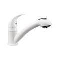 DURA FAUCET RV KITCHEN FAUCET WHITE [DF-NMK852-WT]