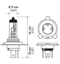 HELLA H4 P43T-24 BULB 24V 75/70 [H4 24V]