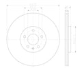 HELLA DISC BRAKE ROTOR [355123142]