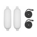 TAYLOR MADE 6' X 22' BG FENDER 2 PK.WHITE W/BLK [310162P]