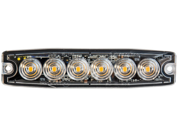 BUYERS PROD LIGHT STROBE 5-1/8IN 6-LED AMBER [8892200]