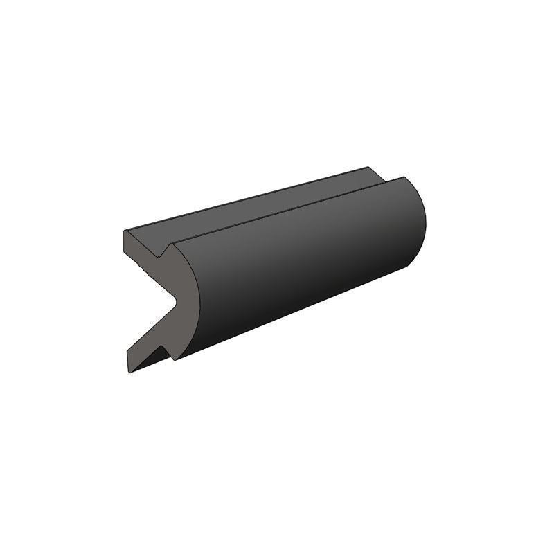 TACO METALS FLEXIBLE RUB RAIL INSERT KIT  BLACK [V12-0303BKA50-1]