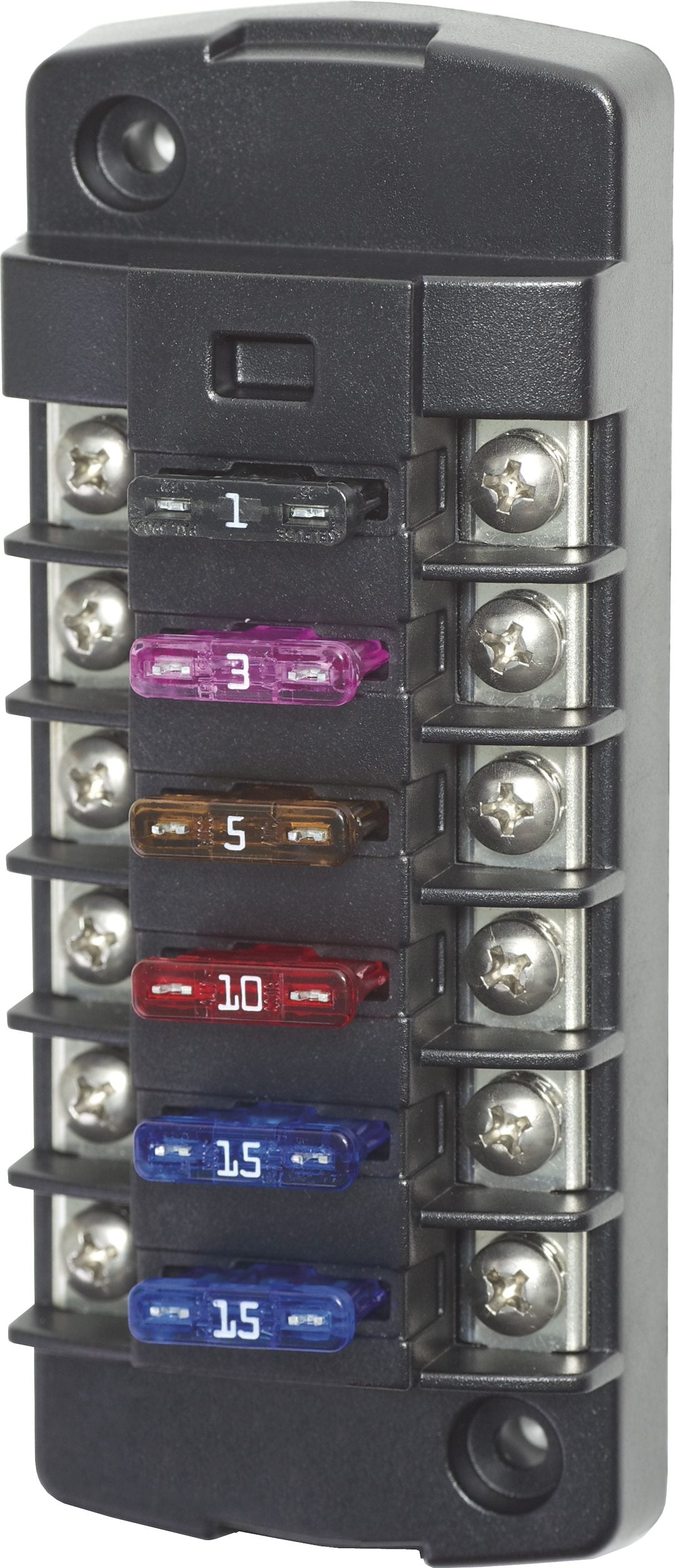 BLUE SEA FUSE BLOCK STBLADE 6CIRC INDEPENDEN [5037-BSS]