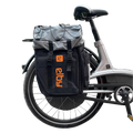 ELBY BIKES PANNIER BAG BLACK W/ORANGE LOGO [E08152]