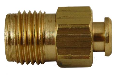 AP PRODUCTS 1/4' INVERTED PLUG- BRASS [ME2131]