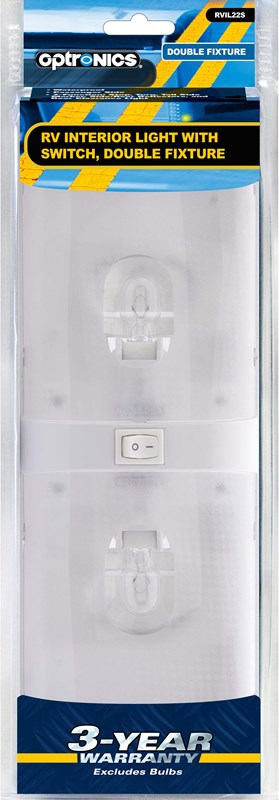 OPTRONICS INTERIOR LIGHT RV DOUBLE [RVIL22S]