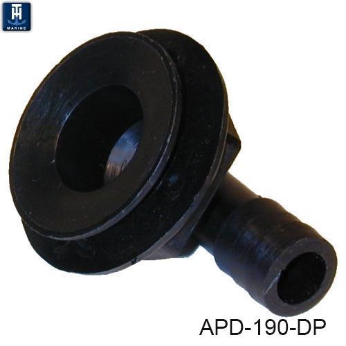 T-H MARINE 90 DEGREE ALL PURPOSE DRAIN [APD-190-DP]