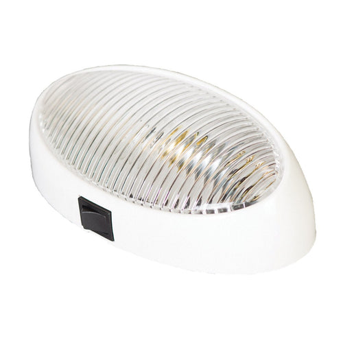 ARCON PORCH LIGHT OVAL W/SW CLR CD1 [51252]