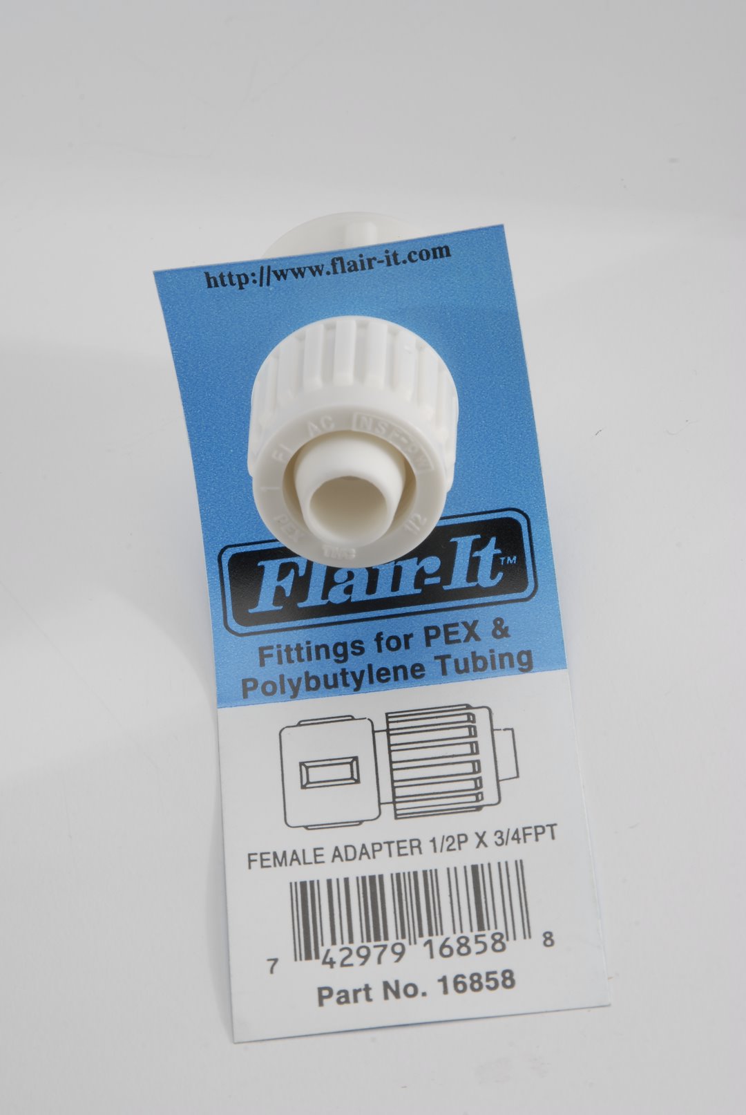 ELKHART SUPP 1PC FEMALE ADPT 1/2'PX3/4 [16858]