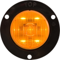 OPTRONICS LED MARK LIGHT W/FLANGE;2';AMBER [MCL52AB]