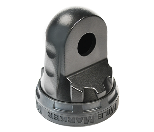 MILEMARKER ALUMINUM WINCH SHAKLE MOUNT - COVER [60-12100-CB]