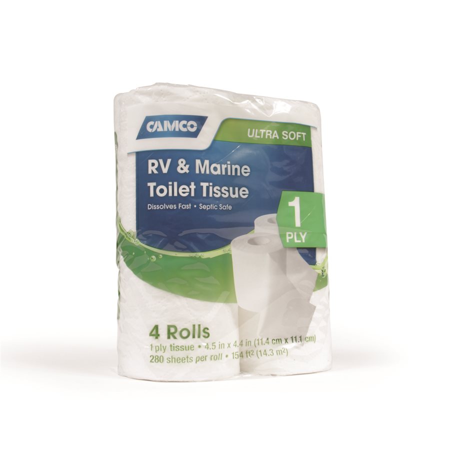 CAMCO TISSUE 4PK 1PLY 280SHEETS [40276]