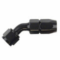 SPEEDFX -8AN X 45  BLK HOSE END [510845BK]