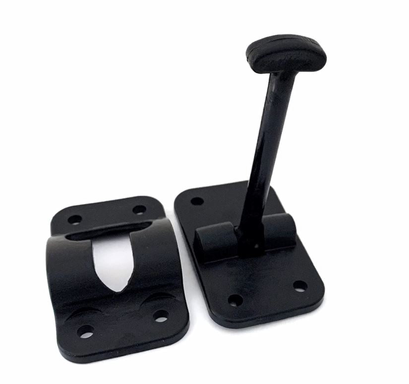 JR Products 3-1/2' T-Sty DR HLDR  Bk [10324]