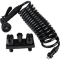 DURA FAUCET EXT SPRAY FAUCET BLK/GRY [DF-SA186-BK]