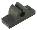 WHITECAP IND 3/8' BLACK RUBBER TOOL/ROD HOLDER [3750BC]