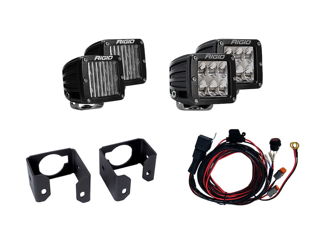 RIGID IND 17-18 S-D DUAL FOG LIGHT KIT [41616]