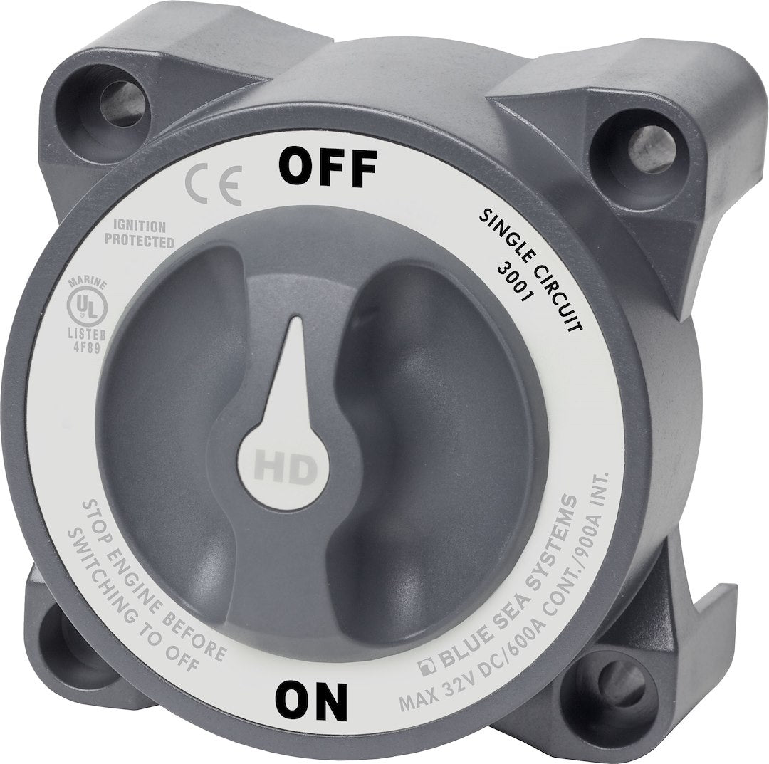 BLUE SEA SWITCH BATTERY HD ON/OFF W AFD [3001-BSS]