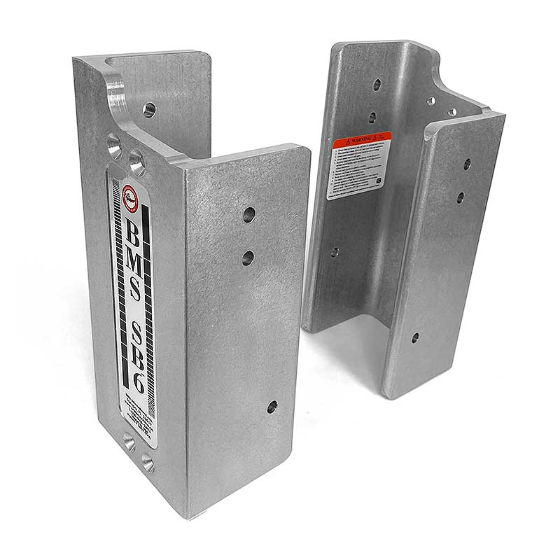 BOBS MACHINE 6' SETBACK BRACKETS 1.5' LIFT [100-406000-NOPC]