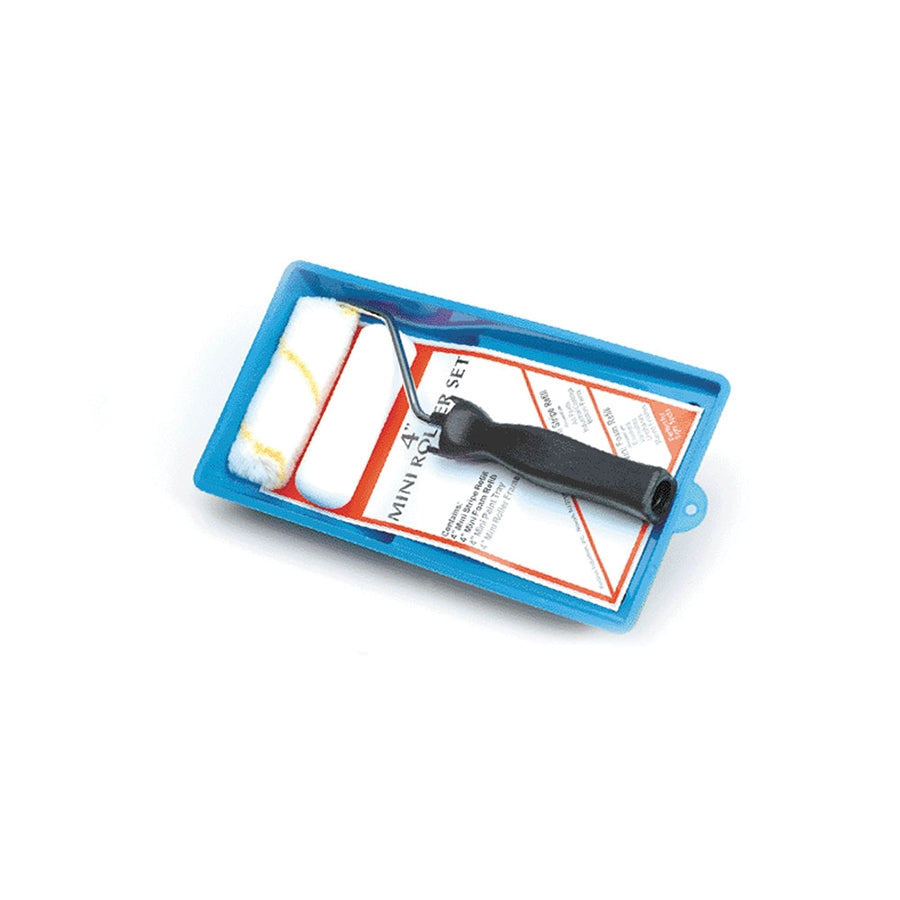 REDTREE IND MINI PAINT ROLLER SET 1/2'NAP & FOA [36054]