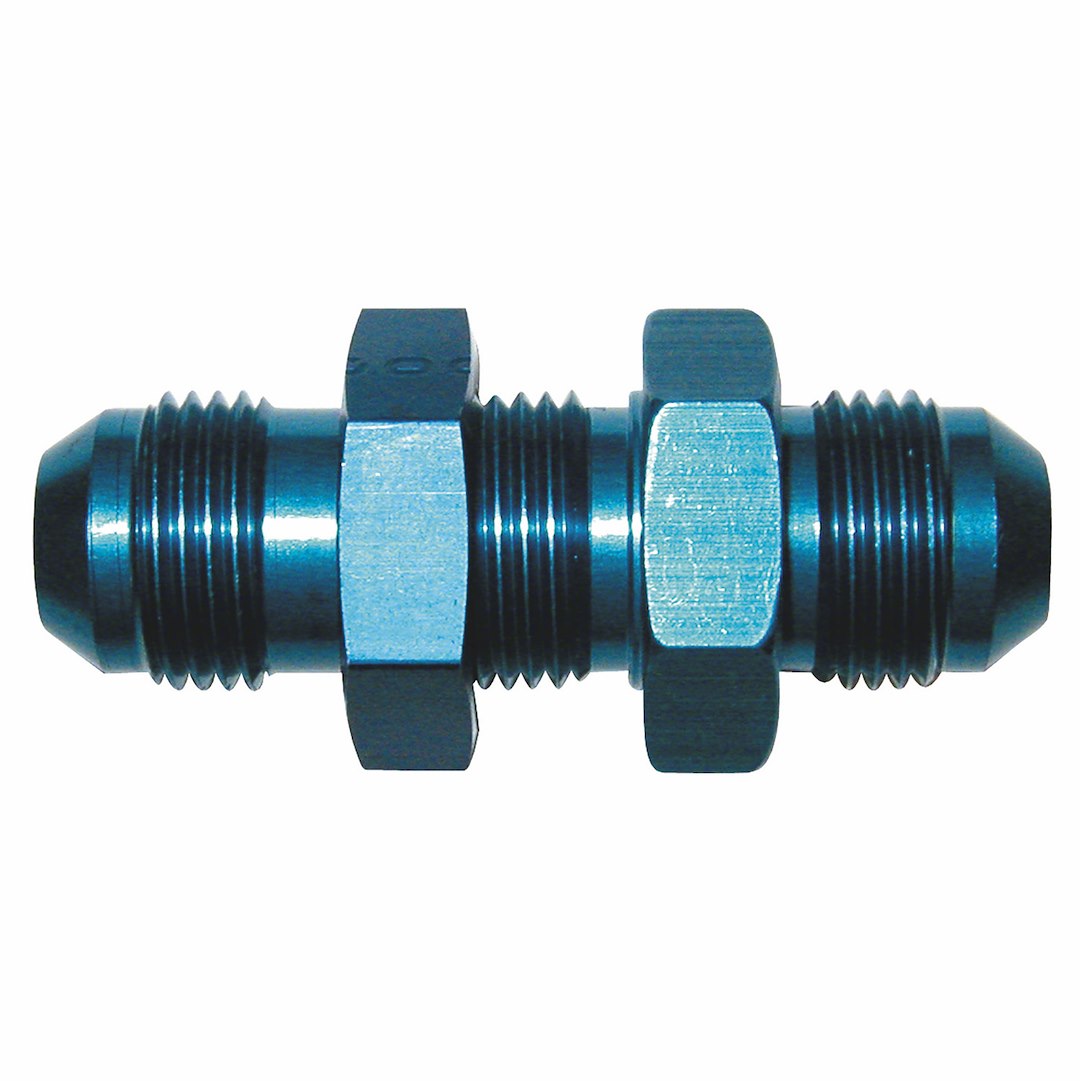 SPEEDFX -12AN BLU ST BULKHEAD FLARE [561232]