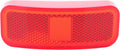 OPTRONICS RED LENS FOR RECT CLNCE LIGHT [A44RBP]
