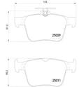 HELLA DISC BRAKE PAD [355020261]