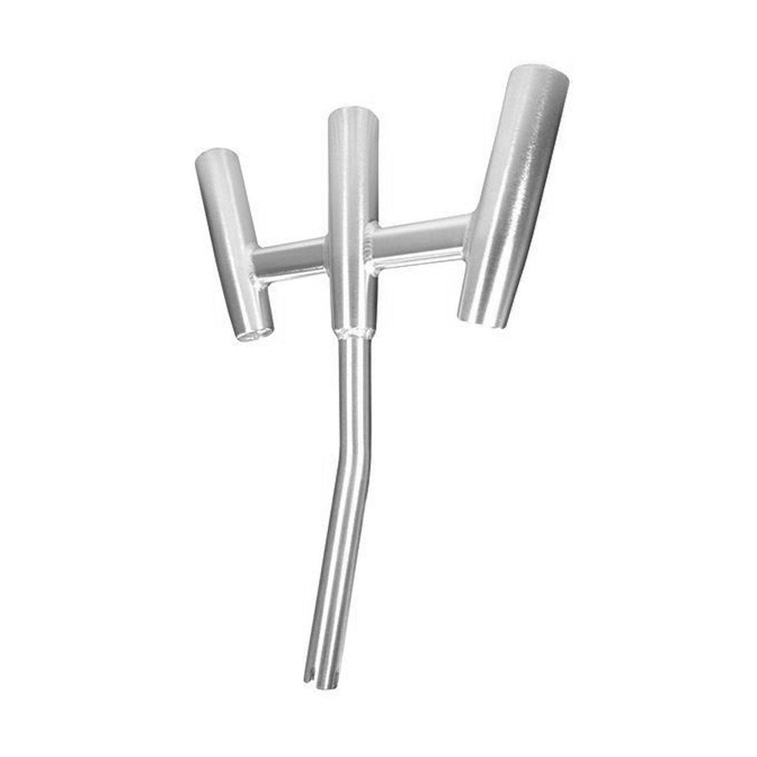 TACO METALS KITEROD HOLDER  BRUSHED ALUMINUM [F31-0770BSA-1]