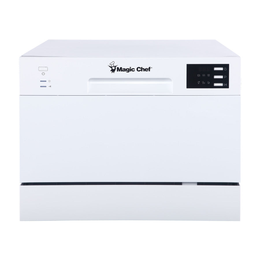MAGIC CHEF 6 PLACE SETTING COUNTERTOP DISHWASH [MCSCD6W5]