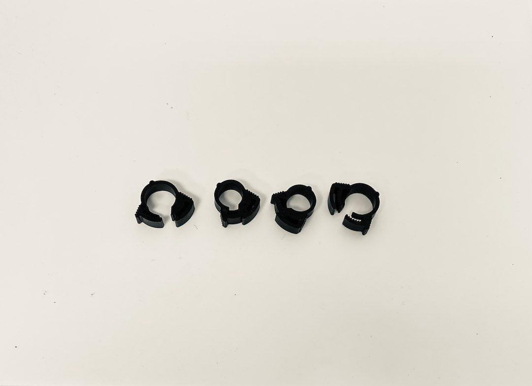 Helix Racing 100pk Nylon Ratchet Clamps  5/16'-. [111-2221]