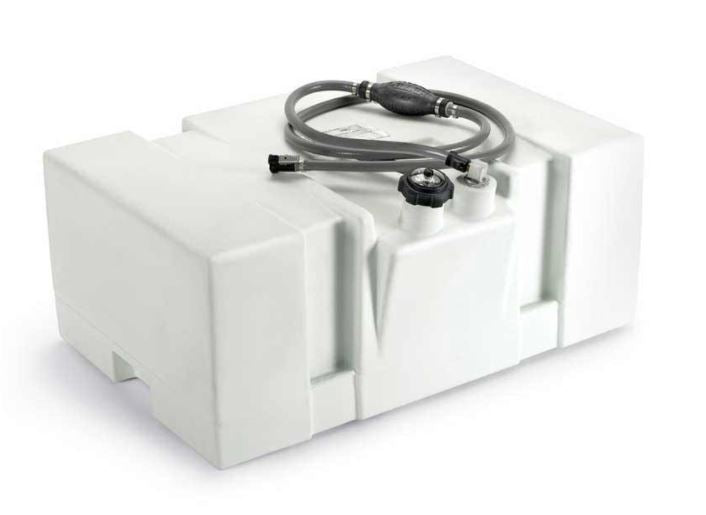 MOELLER 22 GLN FUEL TANK WHITE [031626]
