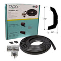 TACO METALS SEMI-RIGID RUB RAIL KIT  BLACK 30 [V11-4135BKA30-3]