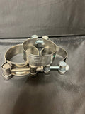 Helix Racing Stainless Steel Muffler Clamps  2.1 [212-2767]