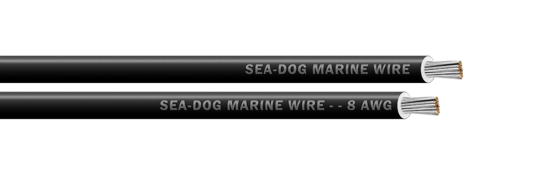 SEA DOG 8 AWG BLACK 25FT PRIMARY WIRE [8008010]