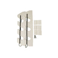TACO METALS ROD RACK  3 ROD W/ BUNGEE WHITE [P03-133W]