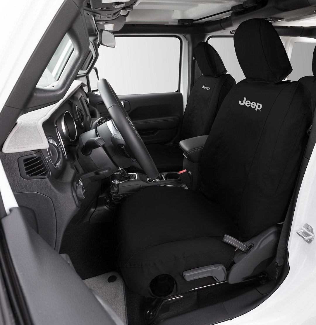 COVERCRAFT ENDURA JEEP LOGO SEATSAVER CUSTOM F [SSJ2468FJ11WFBK]