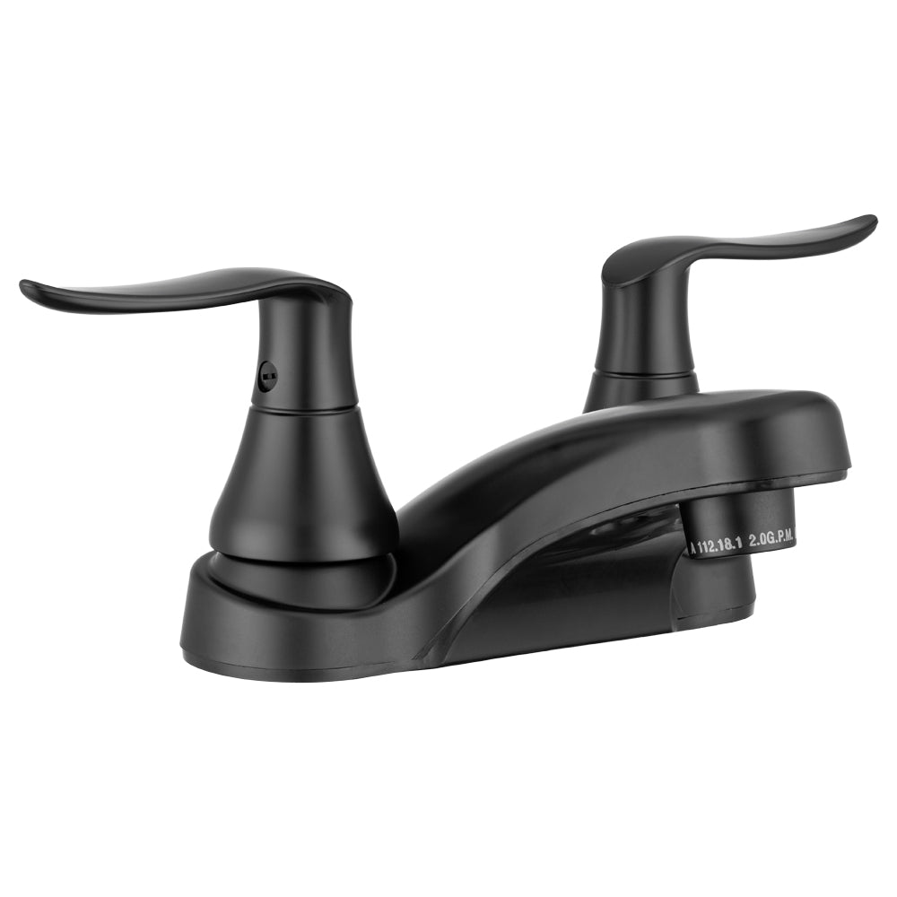 DURA FAUCET LAVATORY FAUCET MATTE BLACK [DF-PL700LH-MB]